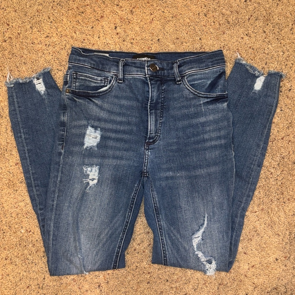 Express Ankle Legging High Rise Jeans